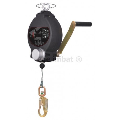 Retractable Fall Arrester With Recovery Mechanism 30m