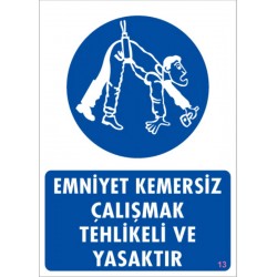 Safety Harness Required