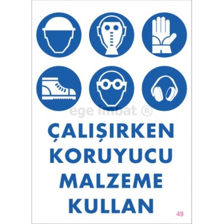 Personal Protective Equipments Required