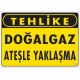 Doğalgaz Ateşle Yaklaşma