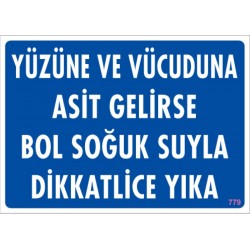 Yüzüne ve Vücuduna Asit Gelirse Bol Soğuk Su İle Dikkatlice Yıka