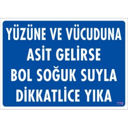 Yüzüne ve Vücuduna Asit Gelirse Bol Soğuk Su İle Dikkatlice Yıka