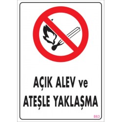 Açık Alev Ateşle Yaklaşma