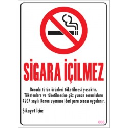 Sigara İçilmez