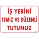 Iş Yerini Düzenli Ve Temiz Tutunuz