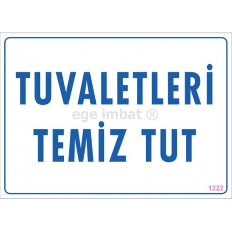 Tuvaletleri Temiz Tut