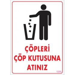 Çöpleri Çöp Kutusuna Atınız